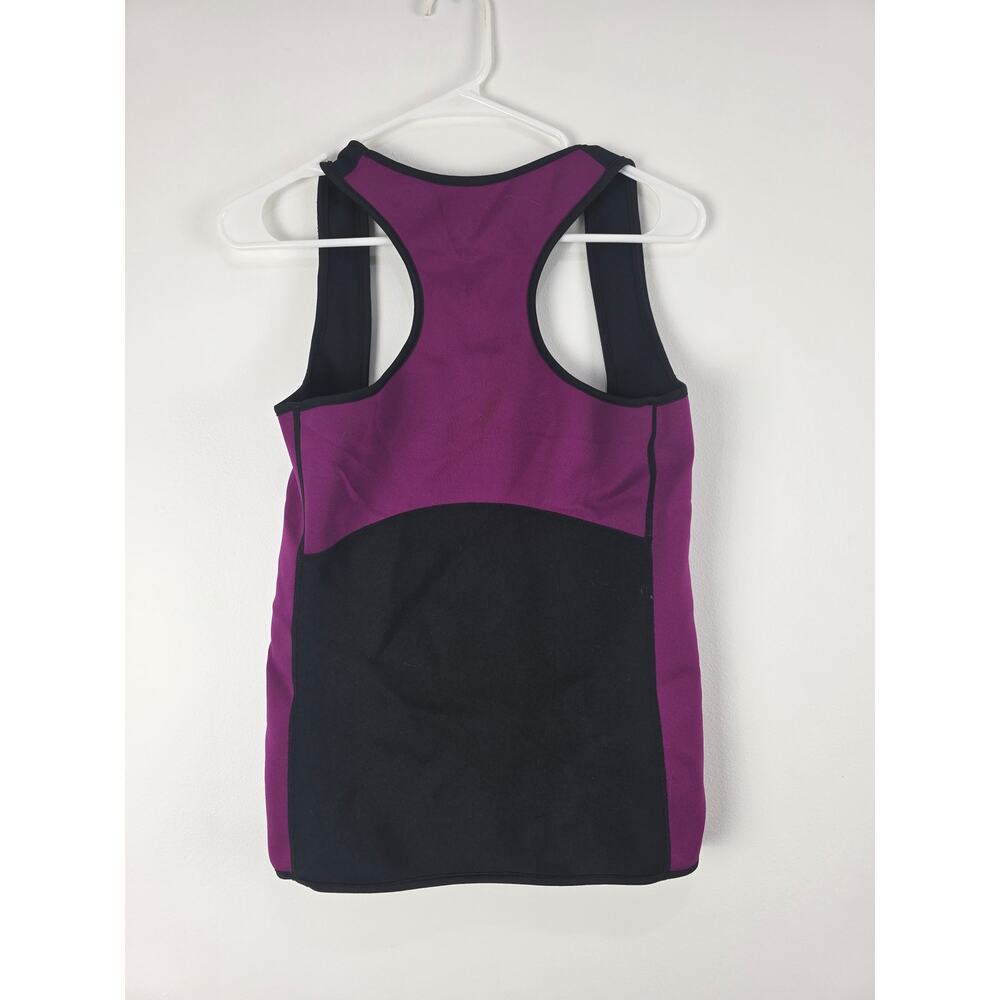 Slim‎ & Trim Hourglass Slimming Tank L Womens Black Purple Neoprene Workout - Picture 5 of 8